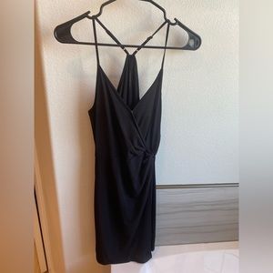 BCBGeneration twist wrap surplice dress